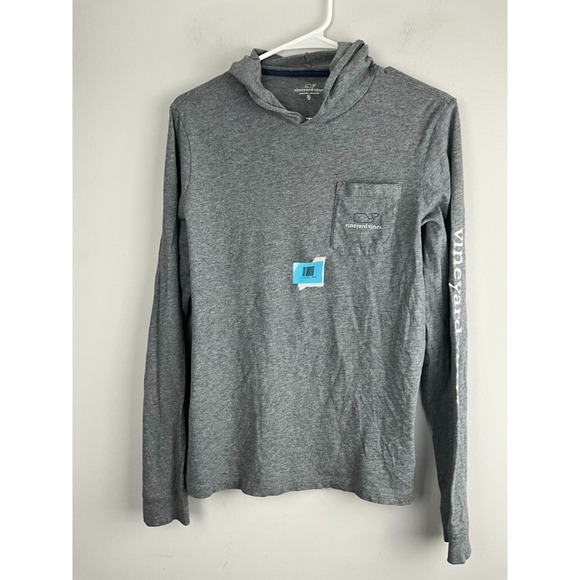 Vineyard Vines Other - Vineyard Vines Shirt Boys Small Gray T-Shirt‎ Hoodie Long Sleeve Whale